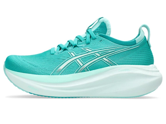 Buty do biegania damskie Asics Gel-NIMBUS 27 Wave Teal/Illuminate Mint