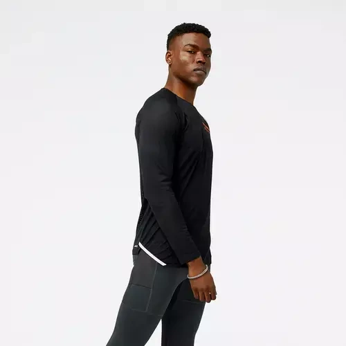 Koszulka do biegania New Balance  TOP ACCELERATE PACER LONG SLEEVE - MT31242BK