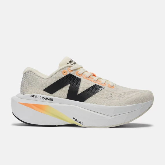 Buty do biegania damskie New Balance FuelCell SuperComp Trainer WRCXCA4 Angora with Hot Mango and Black