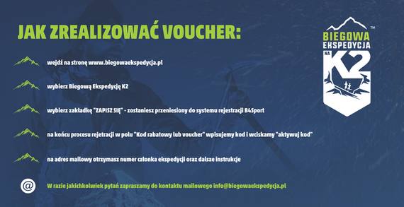 Elektroniczny Voucher Biegowej Ekspedycji na K2