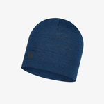 Czapka Buff® Heavyweight Merino Wool Hat SOLID DENIM 