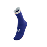 Skarpety COMPRESSPORT ProRacing Socks V4 Run High Dazz Blue/White