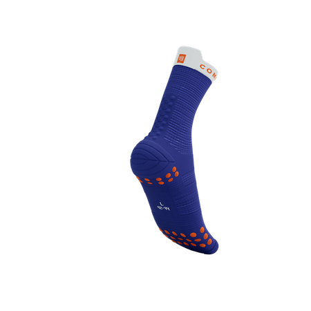 Skarpety COMPRESSPORT ProRacing Socks V4 Run High Dazz Blue/White