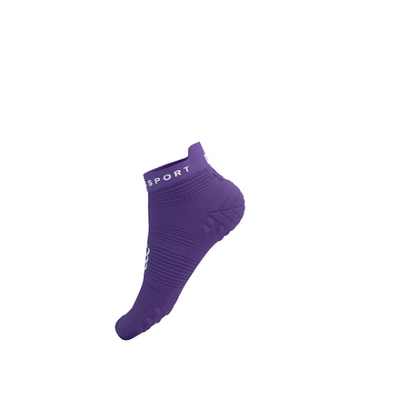 Skarpety COMPRESSPORT ProRacing Socks V4 RUN LOW Lilac/White