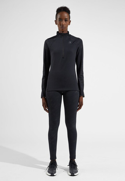 Legginsy do biegania odblaskowe damskie Odlo Zeroweight Print