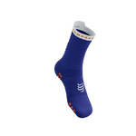 Skarpety COMPRESSPORT ProRacing Socks V4 Run High Dazz Blue/White