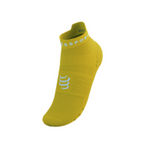 Skarpety COMPRESSPORT ProRacing Socks V4 RUN LOW Green Sheen/White