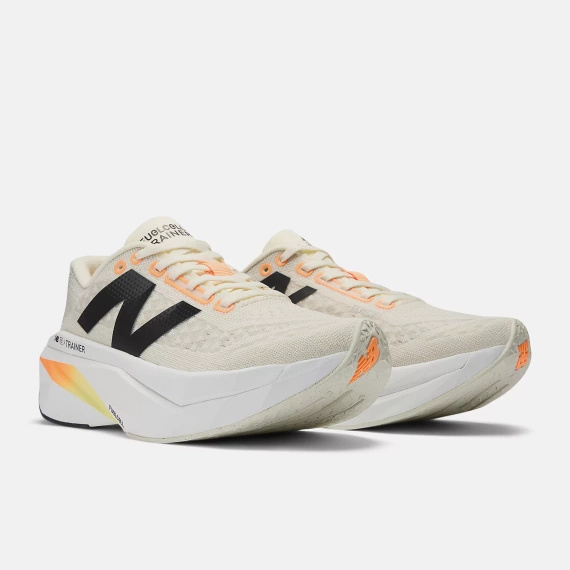 Buty do biegania damskie New Balance FuelCell SuperComp Trainer WRCXCA4 Angora with Hot Mango and Black