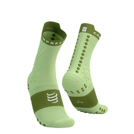 Skarpety COMPRESSPORT ProRacing Socks V4 TRAIL Shadow Lime/Woodbine