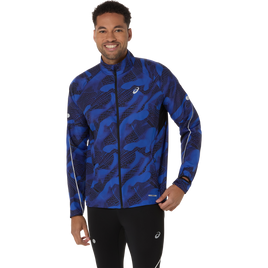 Kurtka do biegania Asics ROAD LITE-SHOW PACKABLE JACKET Performance Black/Dark Cobalt
