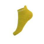 Skarpety COMPRESSPORT ProRacing Socks V4 RUN LOW Green Sheen/White