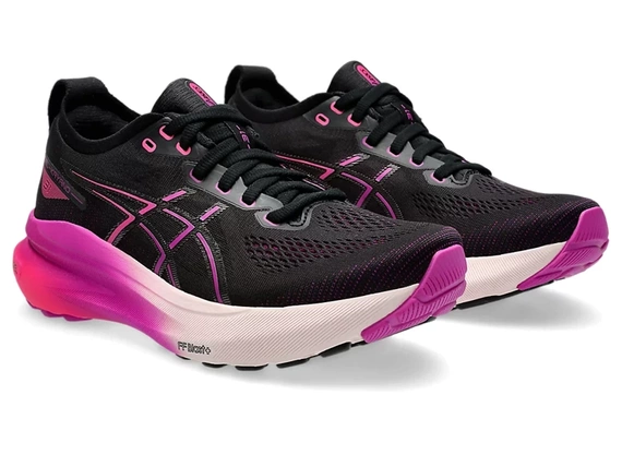 Buty do biegania damskie Asics KAYANO™ 31 Black/Bold Magenta