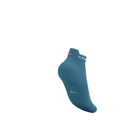 Skarpety COMPRESSPORT ProRacing Socks V4 RUN LOW Niagara Blue/White