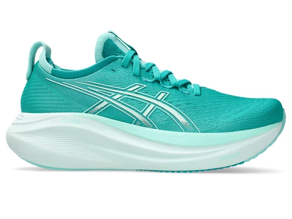 Buty do biegania damskie Asics Gel-NIMBUS 27 Wave Teal/Illuminate Mint