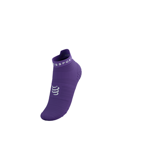 Skarpety COMPRESSPORT ProRacing Socks V4 RUN LOW Lilac/White