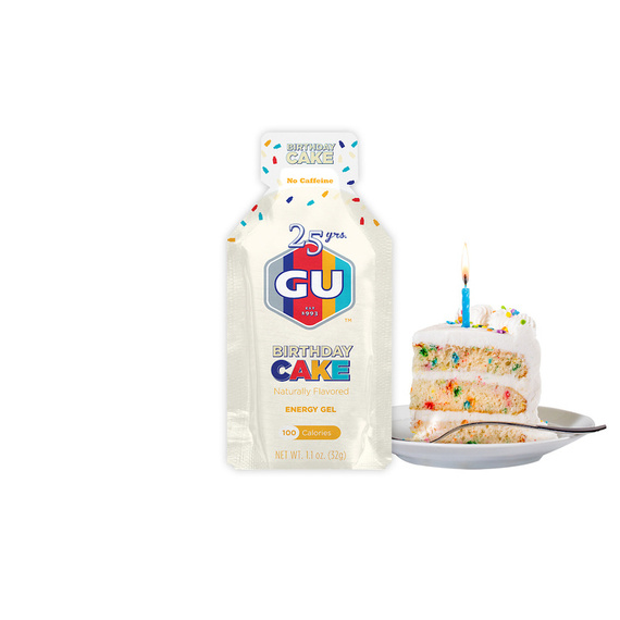 GU Energy Gel Birthday Cake