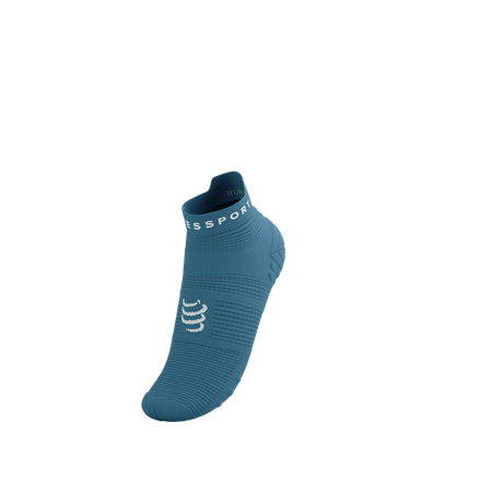 Skarpety COMPRESSPORT ProRacing Socks V4 RUN LOW Niagara Blue/White