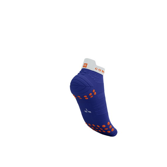 Skarpety COMPRESSPORT ProRacing Socks V4 RUN LOW Dazz Blue/White