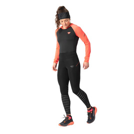 Spodnie damskie DYNAFIT Trail Reflective Tights W Black Out