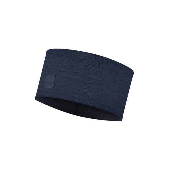 Opaska BUFF® MERINO WIDE HEADBAND SOLID DENIM