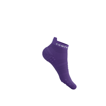 Skarpety COMPRESSPORT ProRacing Socks V4 RUN LOW Lilac/White