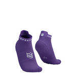 Skarpety COMPRESSPORT ProRacing Socks V4 RUN LOW Lilac/White