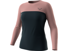 Koszulka DYNAFIT Traverse S-Tech LS Women Blueberry/Mokarosa 