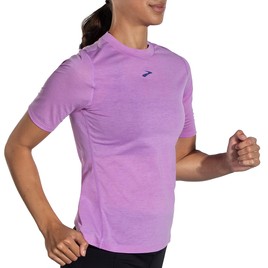 Koszulka do biegania damska BROOKS HIGH POINT SHORT  SLEEVE