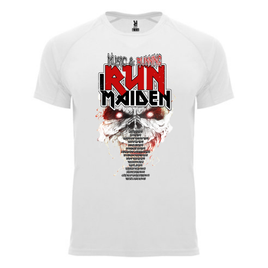 Męska koszulka sportowa z nadrukiem "I Run Maiden"