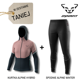 Zestaw DYNAFIT na zimę dla Niej: kurtka Alpine Hybrid Jacket + spodnie Alpine Hybrid Pants