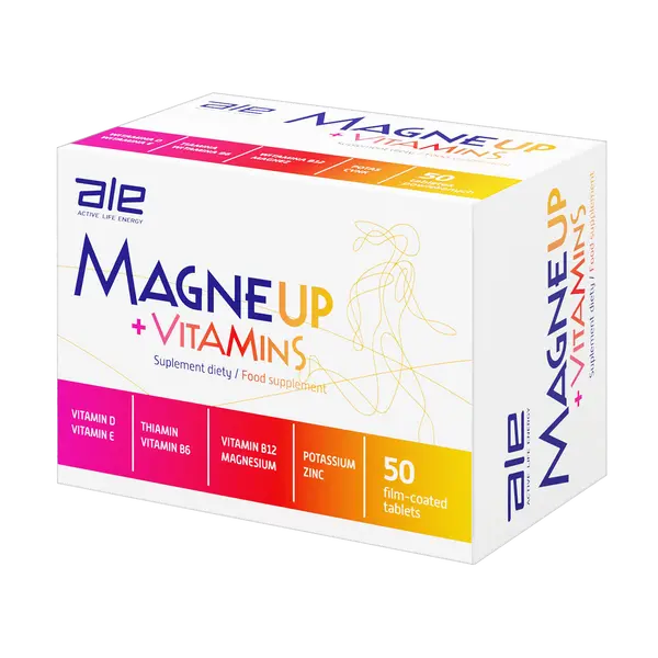 ALE MagneUP+Vitamins - tabletki powlekane - 50 szt.