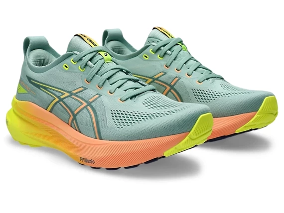 Buty do biegania Asics GEL-KAYANO™ 31 PARIS Light Celadon/Safety Yellow