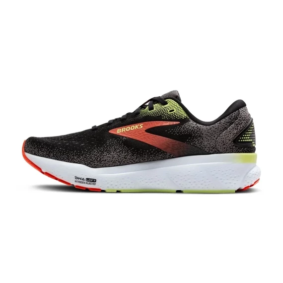 Buty do biegania Brooks GHOST 16 Black/Mandarin Red/Green