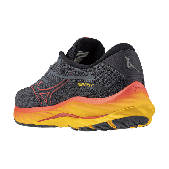 Buty do biegania Mizuno WAVE RIDER 27 (TURBULENCE/CAYENNE/CITRUS)