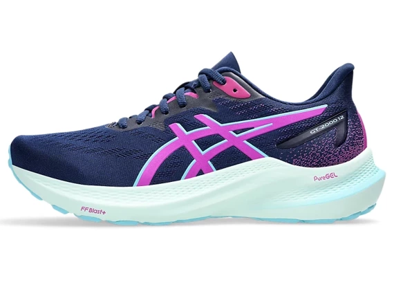 Buty do biegania damskie Asics GT-2000™ 12 Blue Expanse/Bold Magenta