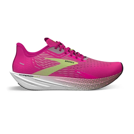 Buty do biegania damskie Brooks HYPERION MAX Pink Glo/Green/Black