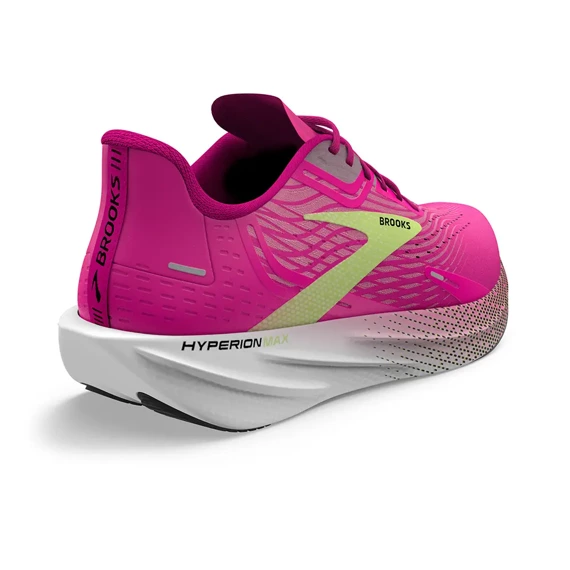 Buty do biegania damskie Brooks HYPERION MAX Pink Glo/Green/Black