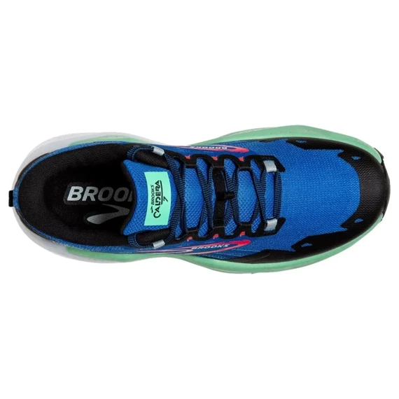 Buty do biegania trailowe Brooks Caldera 7 Victoria Blue/Black/Spring Bud