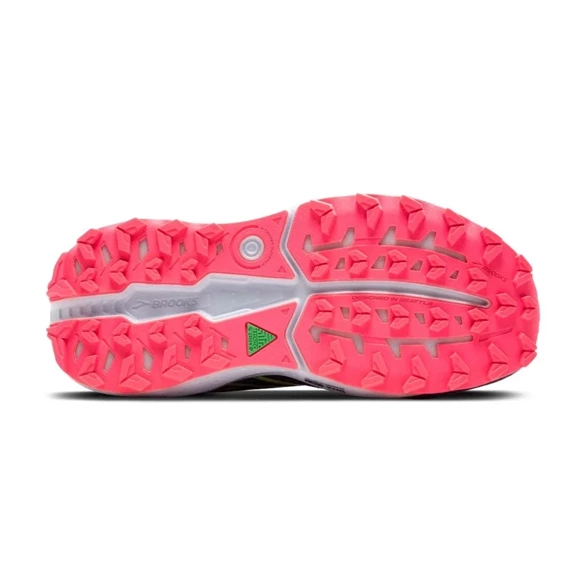 Buty do biegania trailowe damskie Brooks CALDERA 7 Pink/Peacoat/Sunny Lime