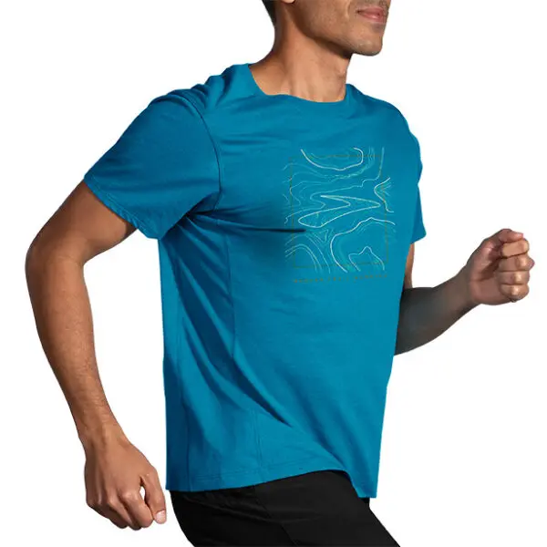 Koszulka do biegania BROOKS DISTANCE SHORT SLEEVE 2.0