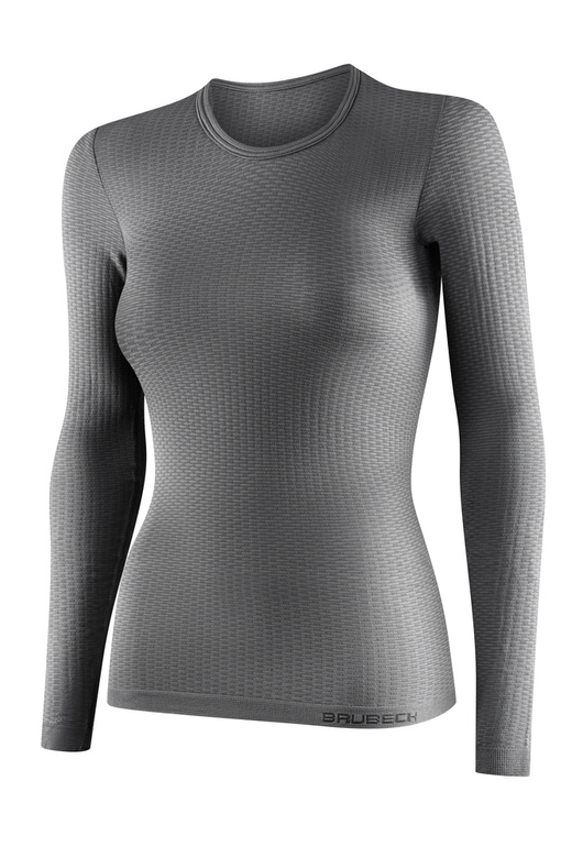 Koszulka termoaktywna unisex typu base layer z długim rękawem Brubeck  LS10850