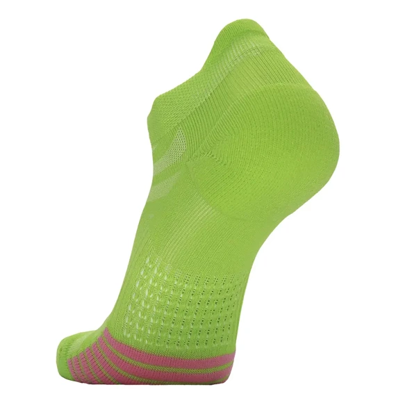 Skarpety Brooks GHOST LITE NO SHOW 2-Pack Sand/Lime Green