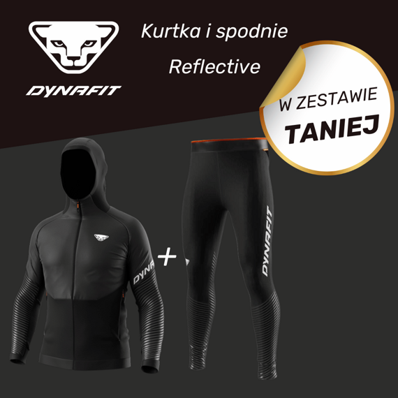 Zestaw DYNAFIT na zimę dla Niego: kurtka Alpine Reflective Jacket + spodnie Alpine Reflective Tight