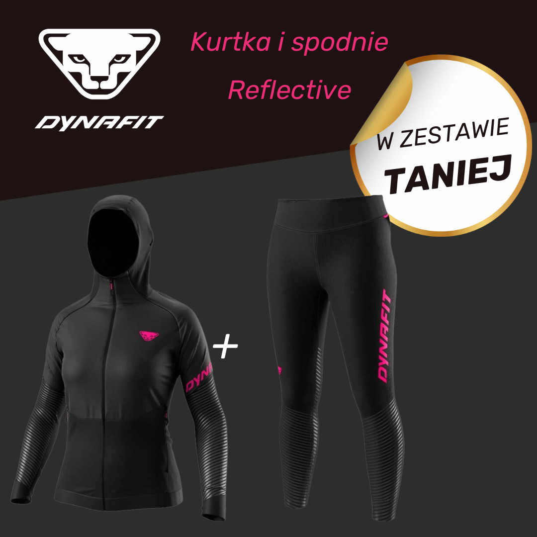 Zestaw DYNAFIT na zimę dla Niej: kurtka Alpine Reflective Jacket + spodnie Alpine Reflective Tight