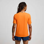 Koszulka męska Saucony Stopwatch Short Sleeve - Pepper Heather